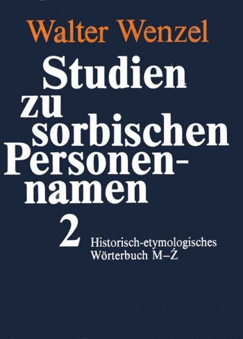 Studien zu sorbischen Personennamen