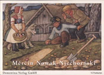 Postkartenbuch Měrćin Nowak-Njechorński