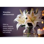 Žarowanska karta • Wutrobne sobužarowanje • lilija