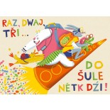Karta • Raz, dwaj, tři do šule nětk dźi!